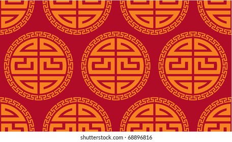 Seamless Oriental Tile (background, pattern, wallpaper)