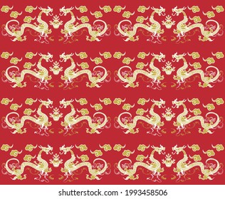 Patrón de vectores orientales impecable. Patrón floral tradicional para tela, papel pintado y fondo. Criaturas, plantas y animales ornamentales.