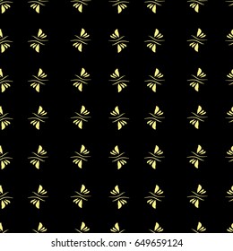 seamless origami butterfly pattern background