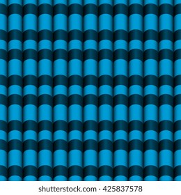 Seamless original blue wavy pattern.