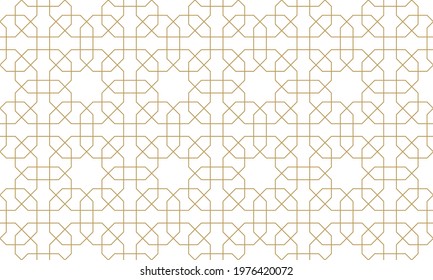 Seamless original pattern in authentic arabian style. Vector illustration