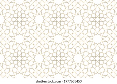 Seamless original pattern in authentic arabian style. Vector illustration