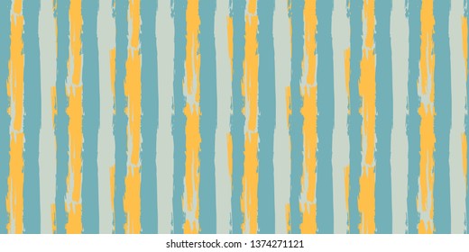 Seamless original pattern. Vertical strip. Vector abstract hand drawing