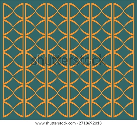 Seamless ornament in Art Deco flake style.