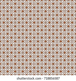 Seamless ornament in Asian style. Vector color background.
