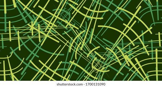 Seamless ornament of broken lines. Vector illustration