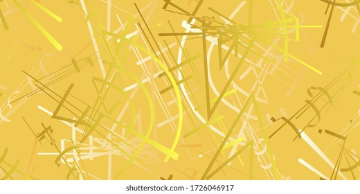 Seamless ornament of broken lines. Vector illustration