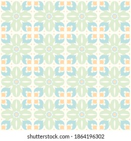 Diseño de ornamentos impecables con colores suaves.


