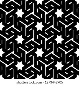 Seamless ornament. Ethnic pattern. Ancient mosaic. Ethnical backdrop. Folk image. Tribe motif. Digital paper, web design, textile print. Embroidery background. Tribal wallpaper. Vector art work.