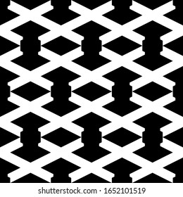 Seamless ornament. Geometric background. Simple shapes backdrop. Polygons motif. Geometrical wallpaper. Rhombuses, figures pattern. Ethnic image. Digital paper, textile print, abstract. Vector artwork