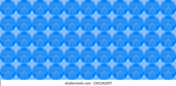 seamless ornament with the image of a geometric pattern