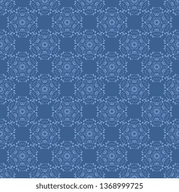 Seamless ornament on background. Floral ornament on background.  Seamless pattern for your design. Textile pattern. Wallpaper pattern