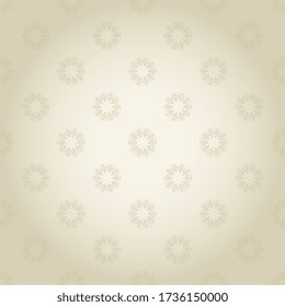 Seamless ornament on background. Floral ornament on background.  Seamless pattern for your design. Wallpaper pattern