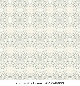 Seamless ornament on background. Template for your design. Wallpaper pattern. Vector illustration