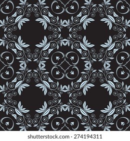 Seamless ornament on background. Wallpaper pattern