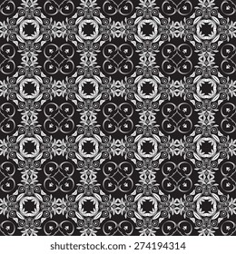 Seamless ornament on background. Wallpaper pattern