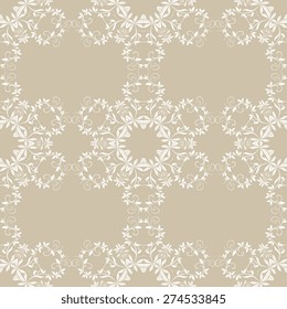 Seamless ornament on background. Wallpaper pattern