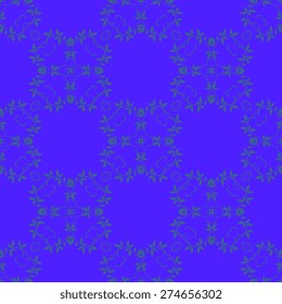 Seamless ornament on background. Wallpaper pattern