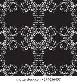 Seamless ornament on background. Wallpaper pattern