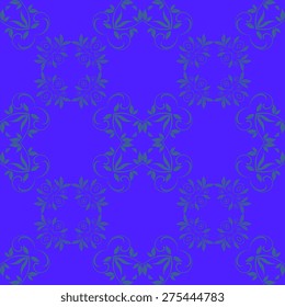 Seamless ornament on background. Wallpaper pattern