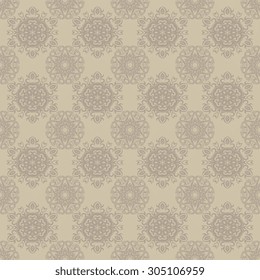 Seamless ornament on background. Wallpaper pattern