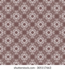 Seamless ornament on background. Wallpaper pattern