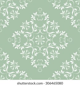 Seamless ornament on background. Wallpaper pattern
