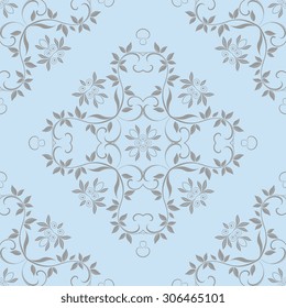 Seamless ornament on background. Wallpaper pattern