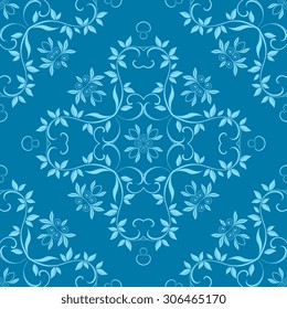 Seamless ornament on background. Wallpaper pattern
