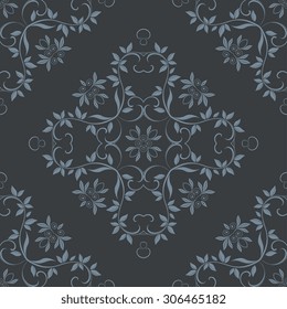 Seamless ornament on background. Wallpaper pattern