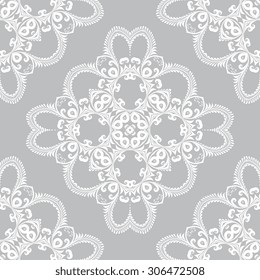 Seamless ornament on background. Wallpaper pattern