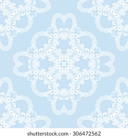 Seamless ornament on background. Wallpaper pattern