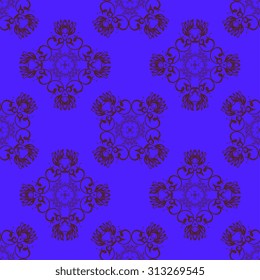 Seamless ornament on background. Wallpaper pattern