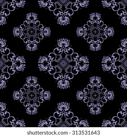 Seamless ornament on background. Wallpaper pattern