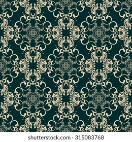 Seamless ornament on background. Wallpaper pattern