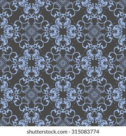 Seamless ornament on background. Wallpaper pattern