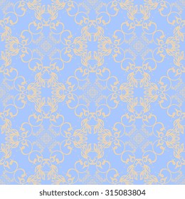 Seamless ornament on background. Wallpaper pattern