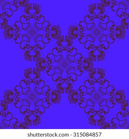 Seamless ornament on background. Wallpaper pattern