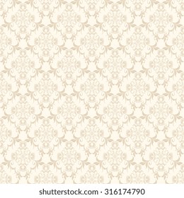 Seamless ornament on background. Wallpaper pattern