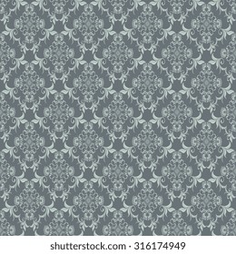 Seamless ornament on background. Wallpaper pattern