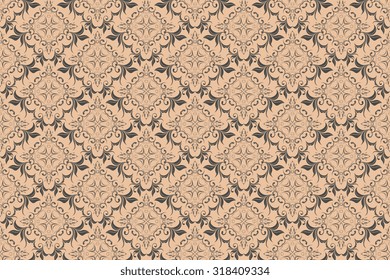 Seamless ornament on background. Wallpaper pattern