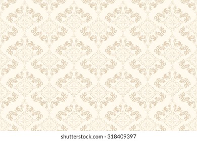 Seamless ornament on background. Wallpaper pattern