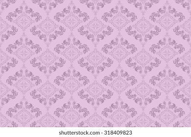 Seamless ornament on background. Wallpaper pattern