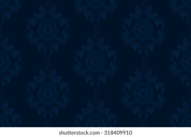 Seamless ornament on background. Wallpaper pattern