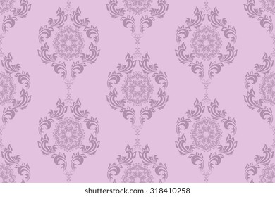 Seamless ornament on background. Wallpaper pattern