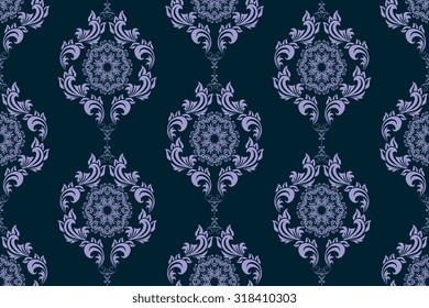 Seamless ornament on background. Wallpaper pattern