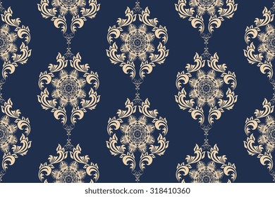Seamless ornament on background. Wallpaper pattern