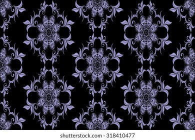 Seamless ornament on background. Wallpaper pattern