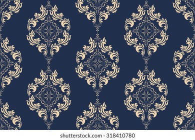 Seamless ornament on background. Wallpaper pattern