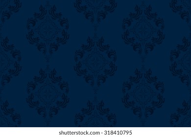 Seamless ornament on background. Wallpaper pattern